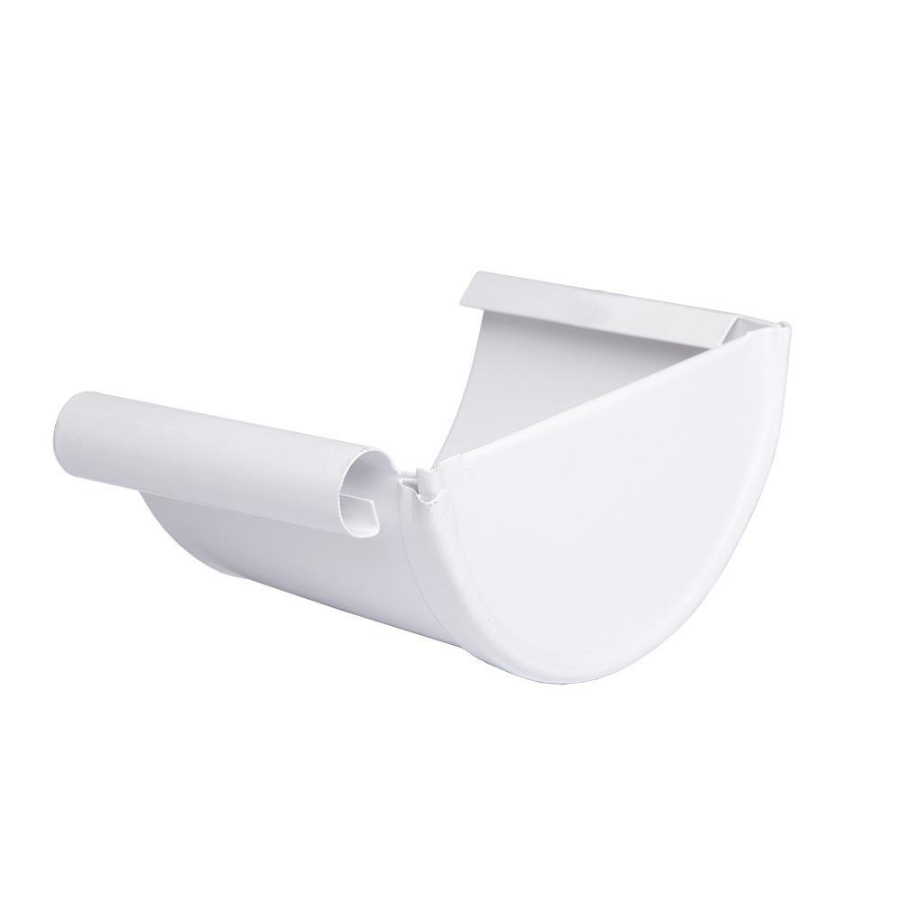 Євро Загл. для жолоба глиб. ПРАВА БІЛА RAL 9003 глянець