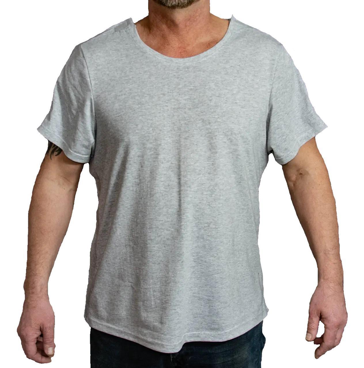 Адаптивна футболка при травмуванні, Kirasa меланж 56 3XL (Арт KI4273XL)