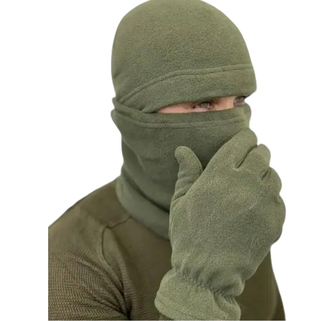 Комплект (шапка, баф, рукавички) Ranger, олива 55-57 (RA8956)