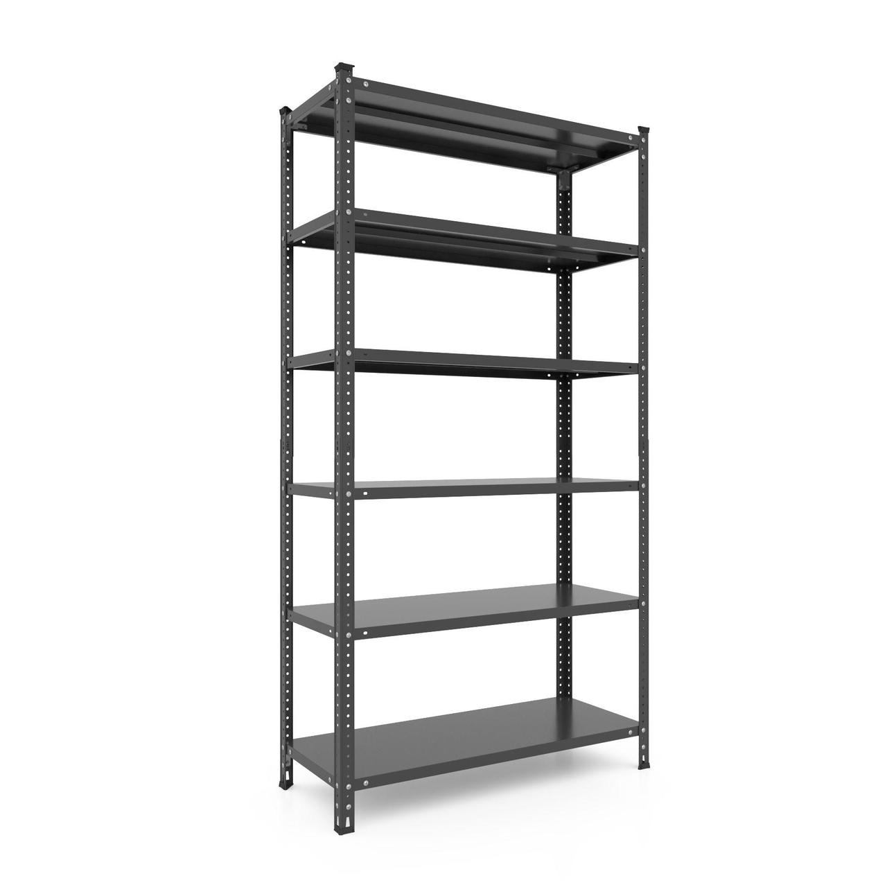 Стелаж Кронос КС 2200х1000х400 Міткас, 80 кг/полицю, 6 полиць, фарбований, металевий