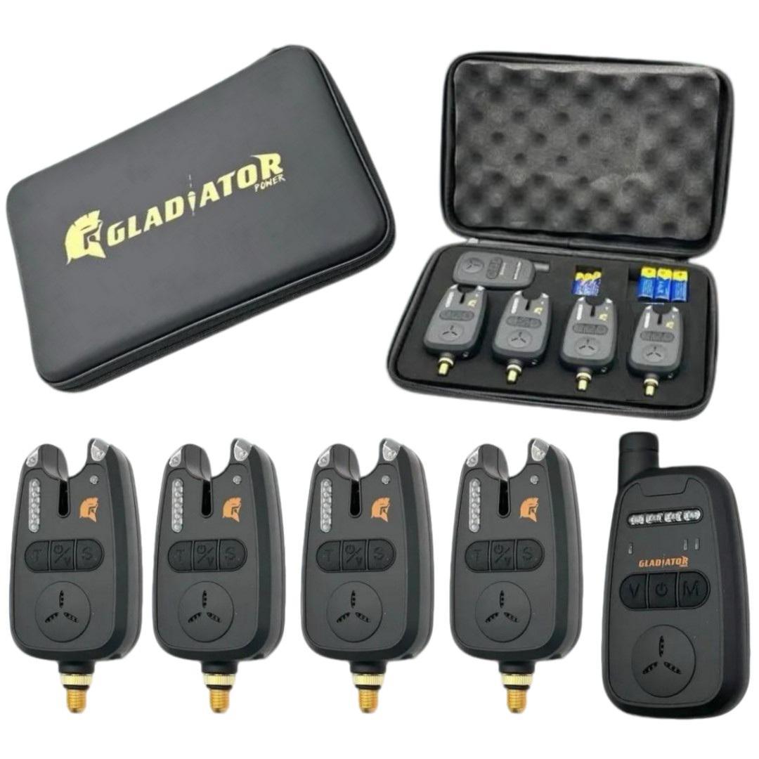 Набір сигналізаторів GLADIATOR RF298 4+1 Black з пейджером