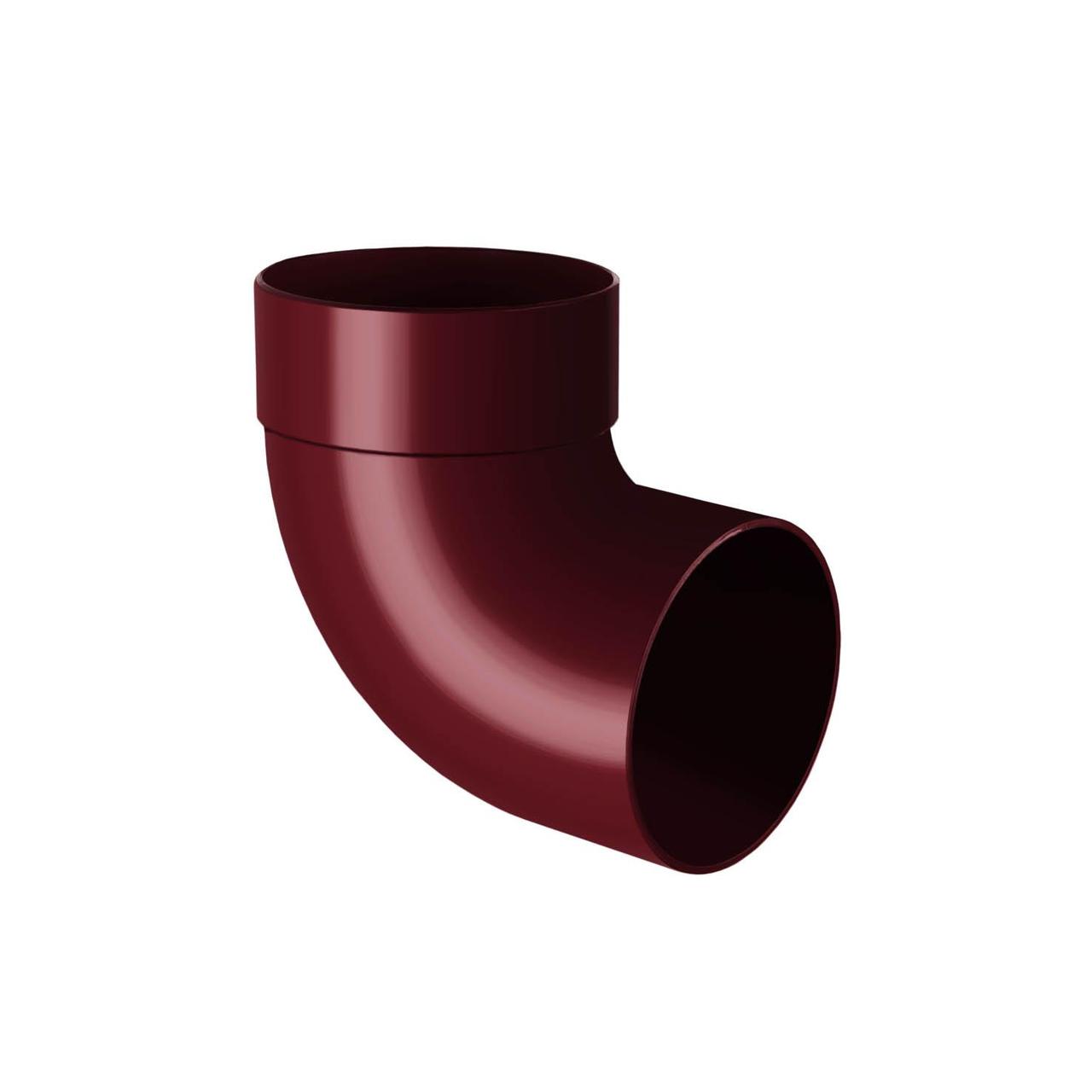 RW Відвід одномуфтовий 87° d100 мм ЧЕРВОНИЙ