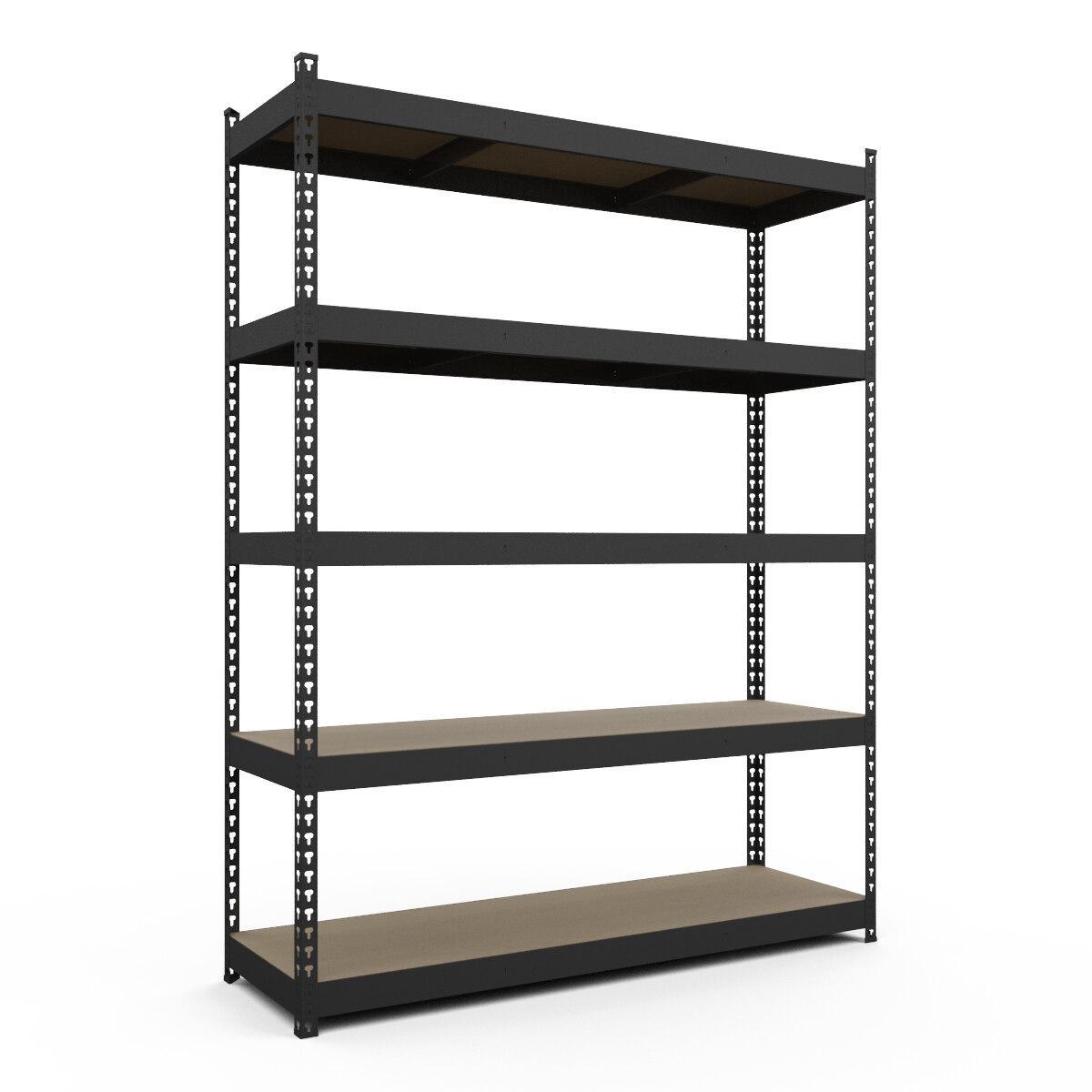 Стелаж Титан КД 2160х1500х500 Міткас, 300 кг/полицю, 5 полиць, ДСП, фарбований