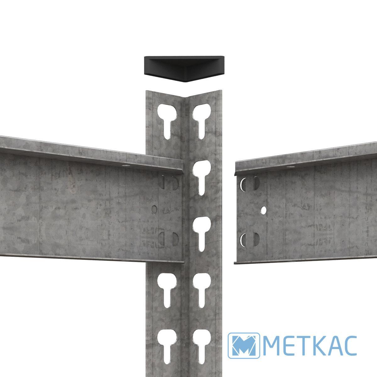 Стеллаж МКП ОД 2160х1100х700 Меткас, 300 кг на полку, 5 полок, ДСП, оцинкованный