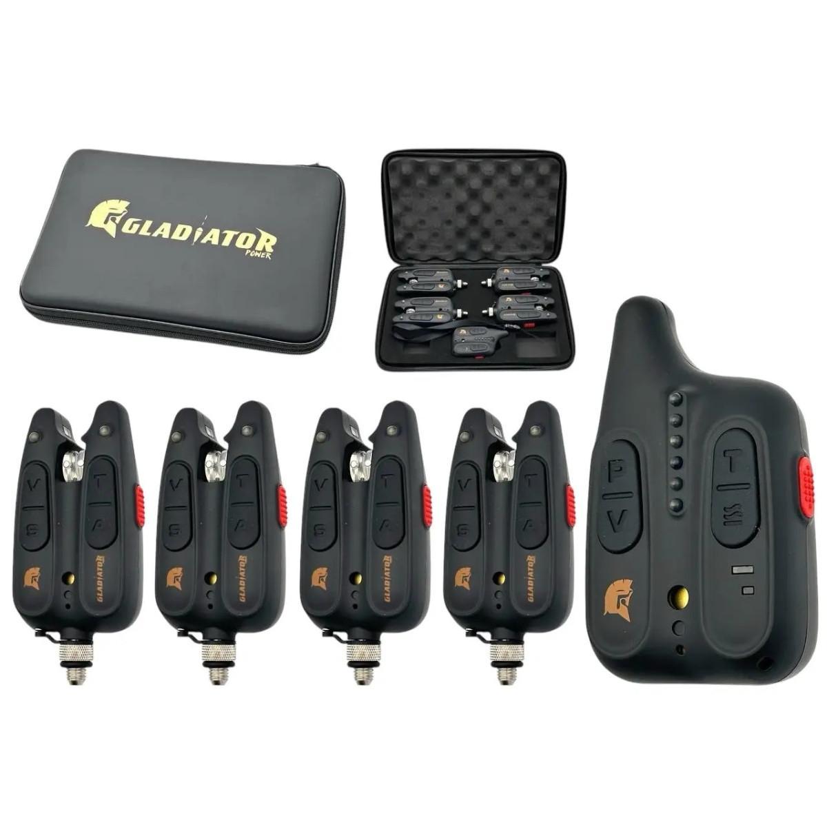 Набір сигналізаторів GLADIATOR RF1118 4+1 Black з пейджером