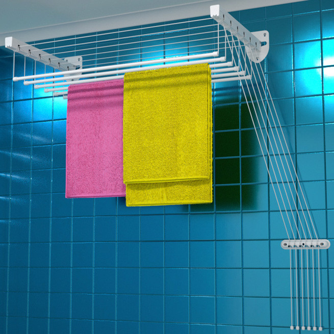 Сушарка-ліфт настінна стельова Флоріс 1,6 метра для сушки речей після прання