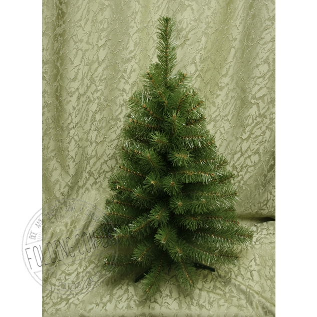 Ель искусственная с иглой из пленки ПВХ, высота елки на данном ФОТО 0,9 м.