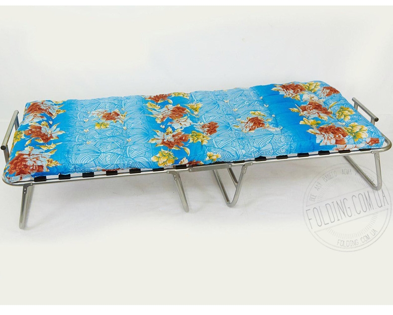 Особую прочность кровати, дающую ей возможность выдерживать нагрузку до 130 кг, придает каркас из трубы d=25 мм.