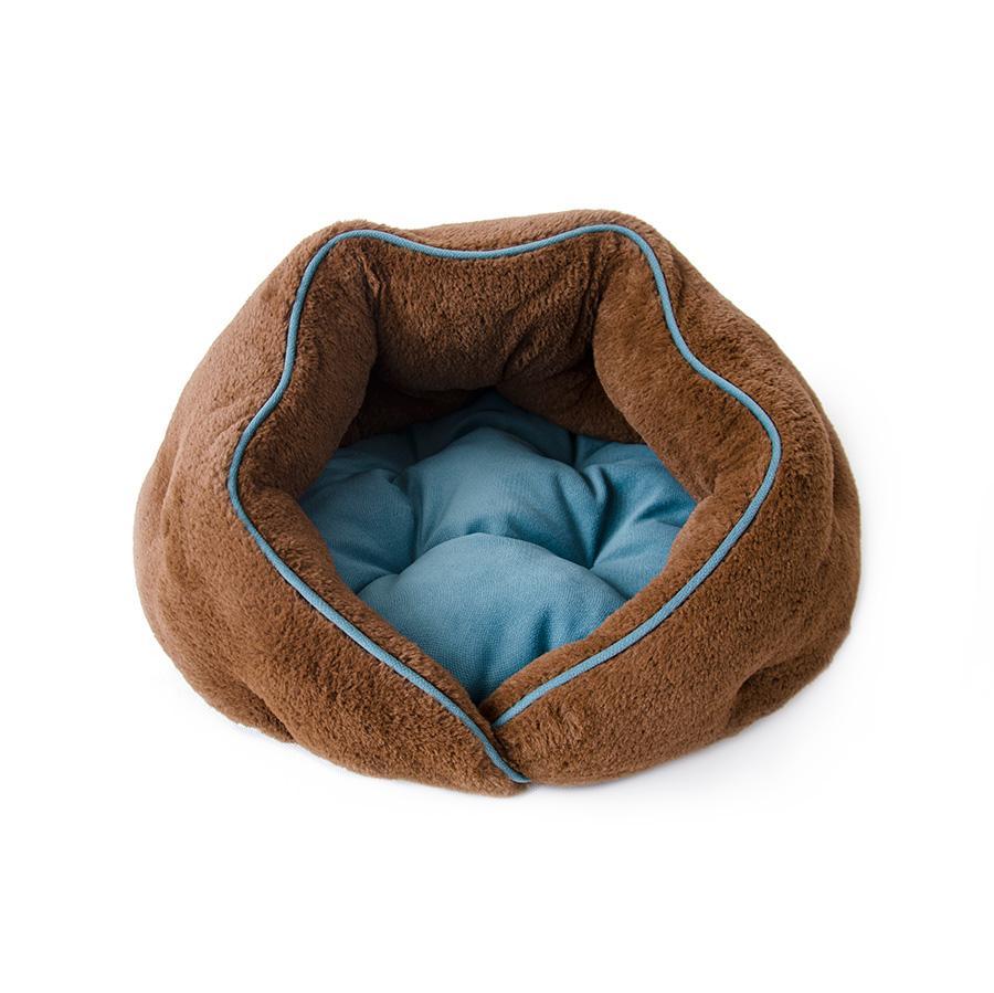 Лежак вiд Джека Ханок (Тканина Коричнева із бірюзовим)