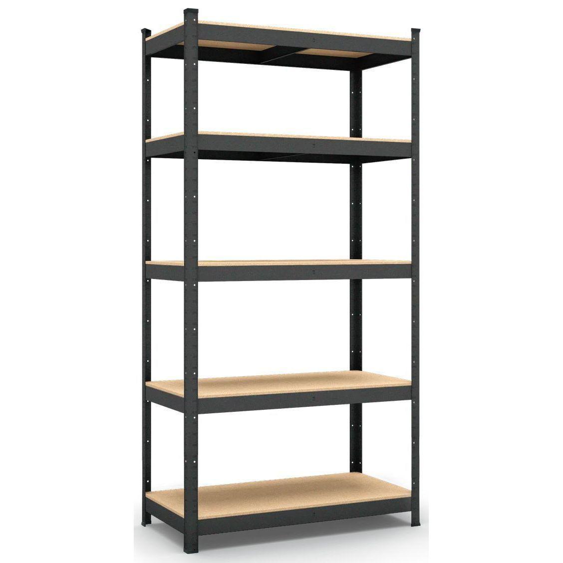 Стелаж Бюджет КД 1800х1000х400 Міткас, 150 кг/полицю, 5 полиць, ДСП, фарбований, металевий