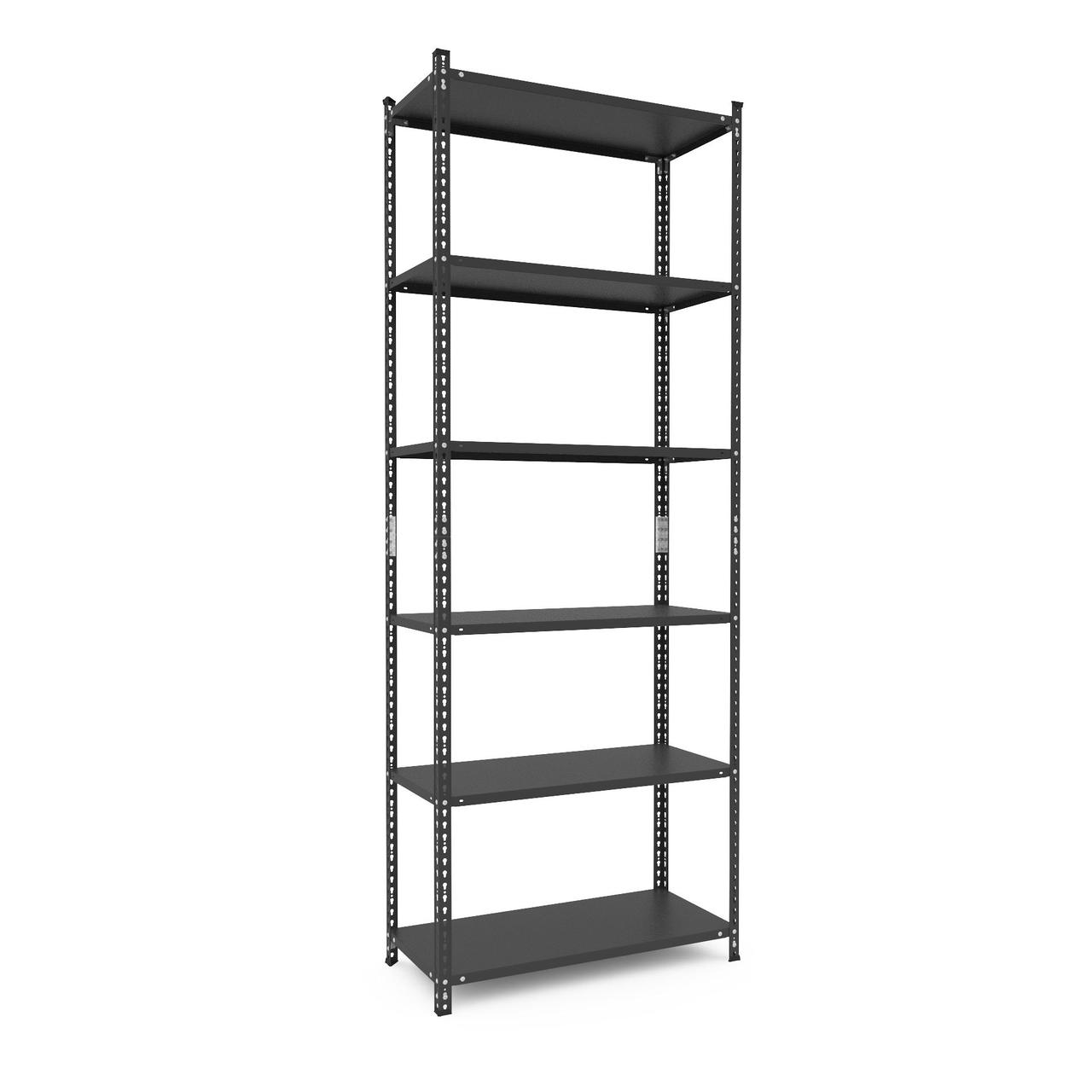 Стелаж Рембо 2570х950х440 Місячний, 50 кг/полицю, 6 полиць, металева полиця, фарбований