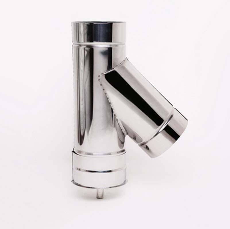 AISI 430 Трійник 45° s0,5 мм d180 мм