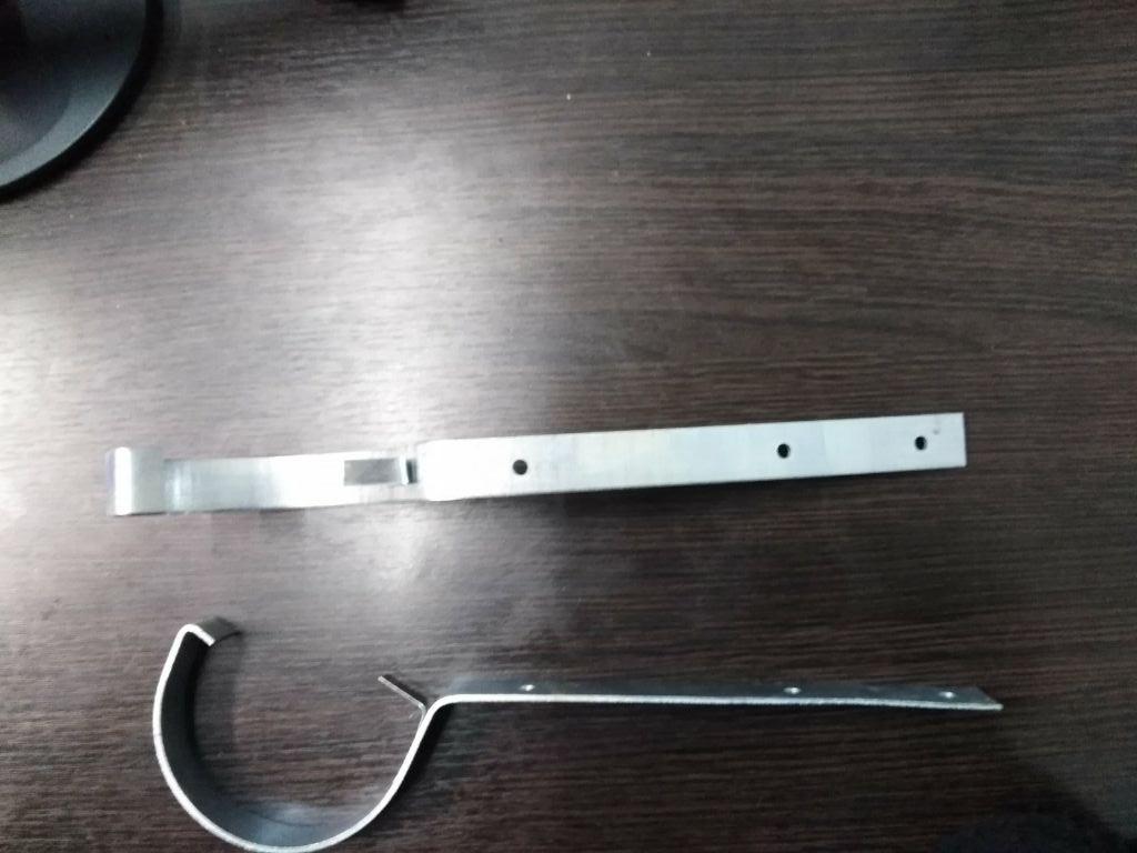 Кр. для жолоба глуб. ПРЯМЕ ЦИНК з фіксатором