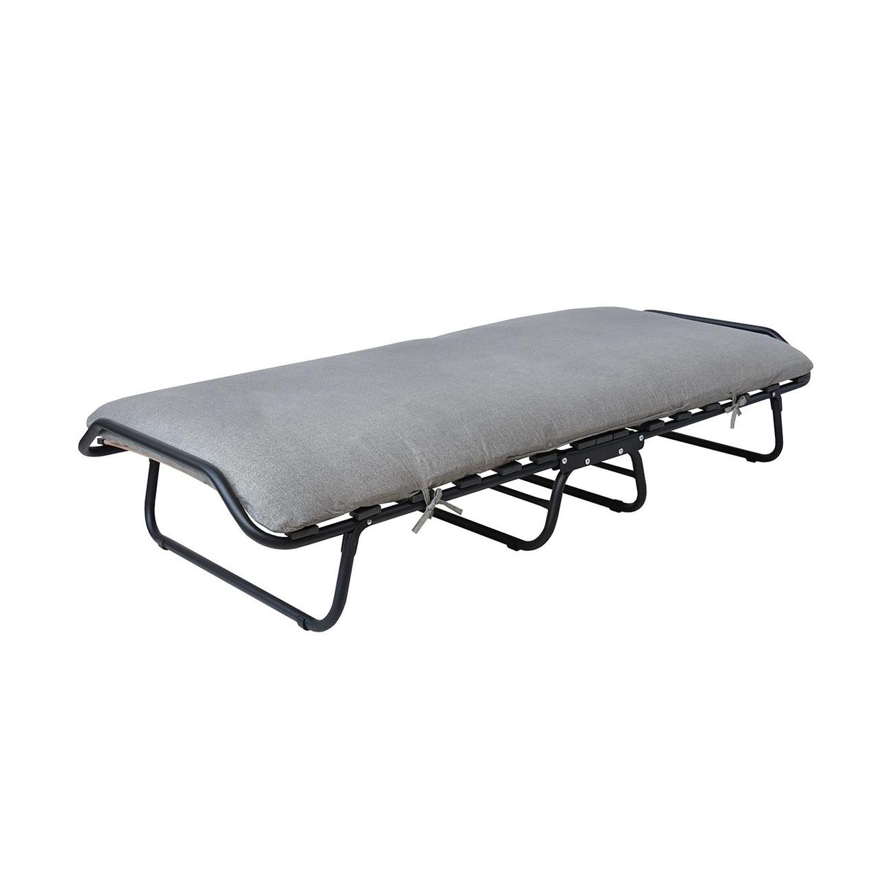 Ліжко на ламелях d25 мм (Бязь, Сіра)