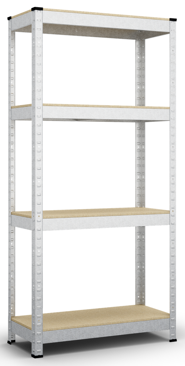 Стелаж Стандарт ОД 1050х900х300 Міткас, 220 кг/полицю, 4 полиці, ДСП, оцинкований, металевий