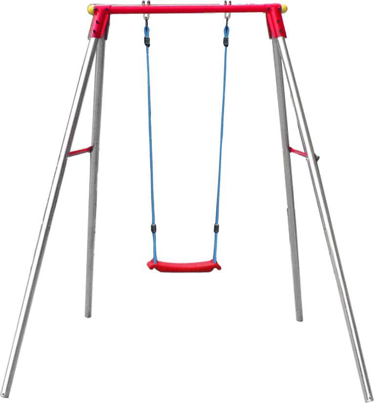 Качели на металлических опорах Garlando Candy Plus одинарные (ALT-13)