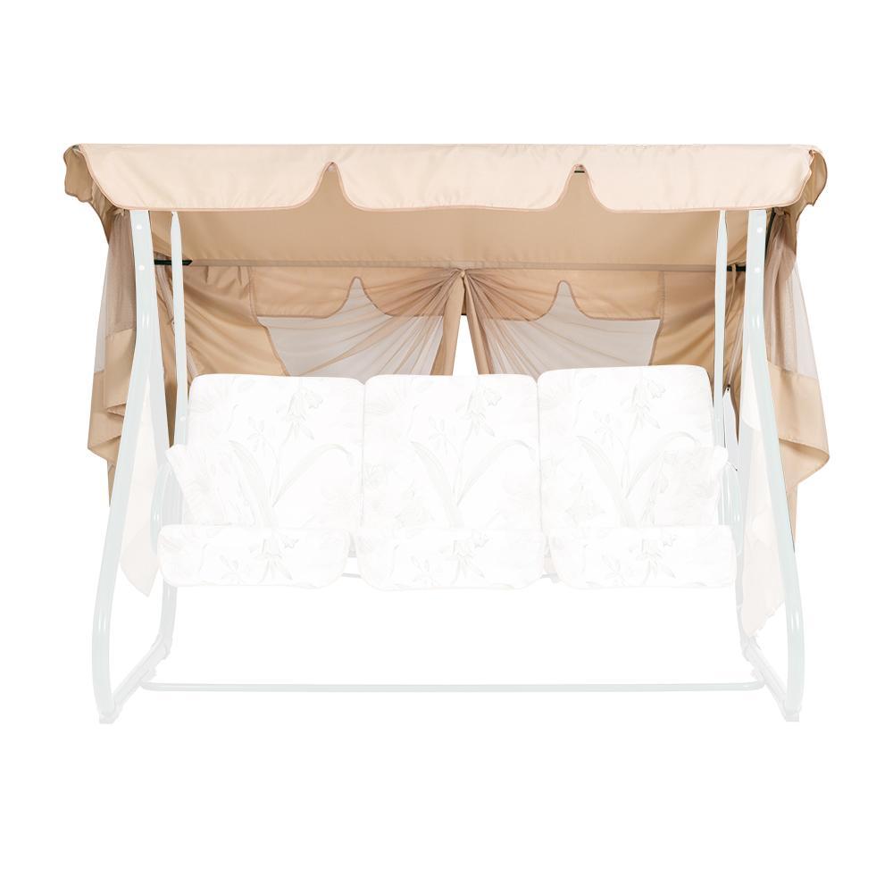 Тент з москітною сіткою на садову гойдалку 