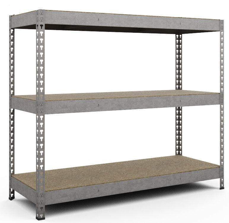 Стелаж МКП ОД 960x900x700 Міткас, 300 кг/полицю, 3 полиці, ДСП, оцинкований, металевий