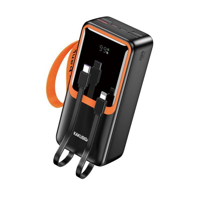 Power Bank Kakusiga KSC-1090 50000mAh (4USB/2USB-C/22.5W)- чорний (900177)