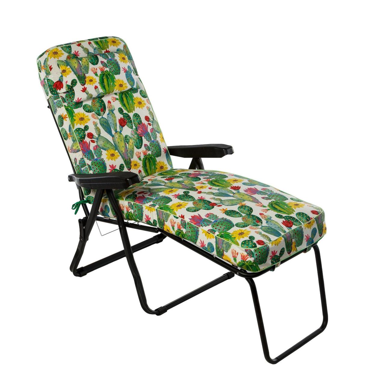 Шезлонг Ost-Fran JANET тканина лонета Тампіко кактуси