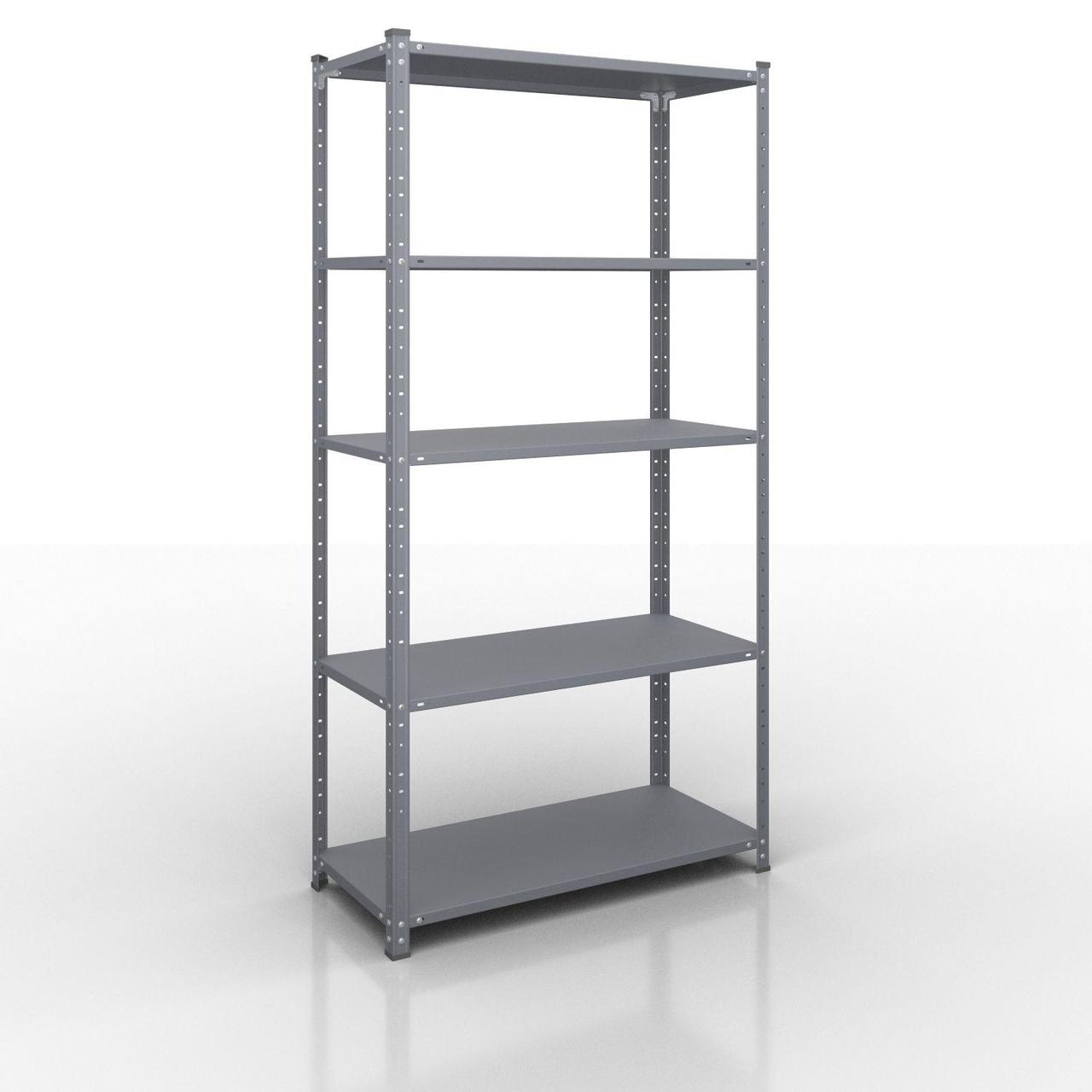 Стелаж Елегант-3 1570х750х300 Місяць, 50 кг/полицю, 4 полиці, металева полиця, фарбований