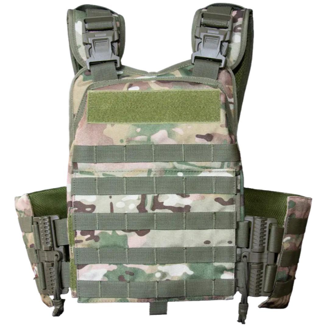 Плитоноска з швидкоскидом та кишенями кордура Kirasa мультикам (Арт.KI1050)