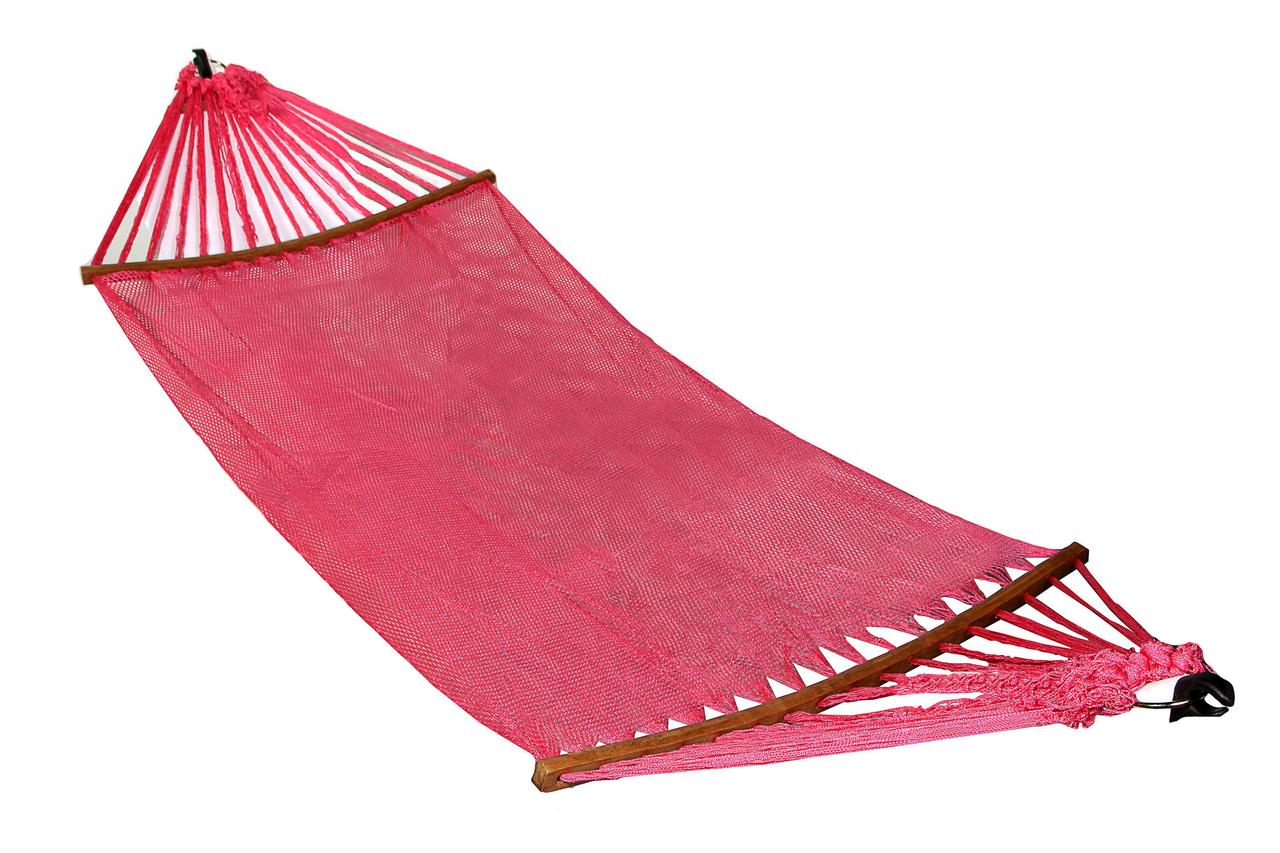Гамак La Rete А1175 сітка з поліпропілену 380х120 см, Колір фуксия