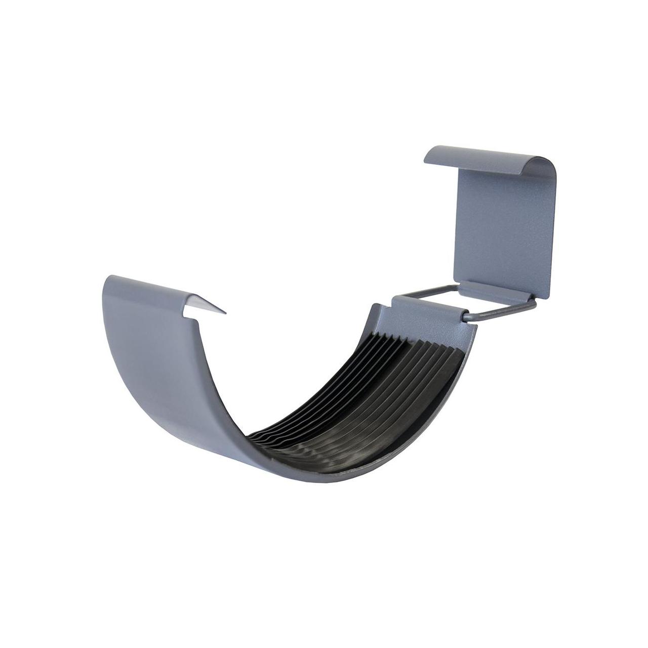 З'єднувач Єврожолоба d125 мм ГРАФІТ RAL 7024 текстура