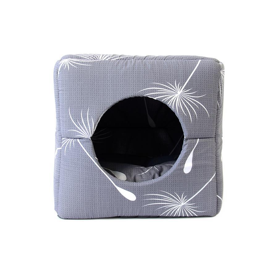 Лежак вiд Джека Юрта (Тканина Маленька кульбаба на сірому фоні)