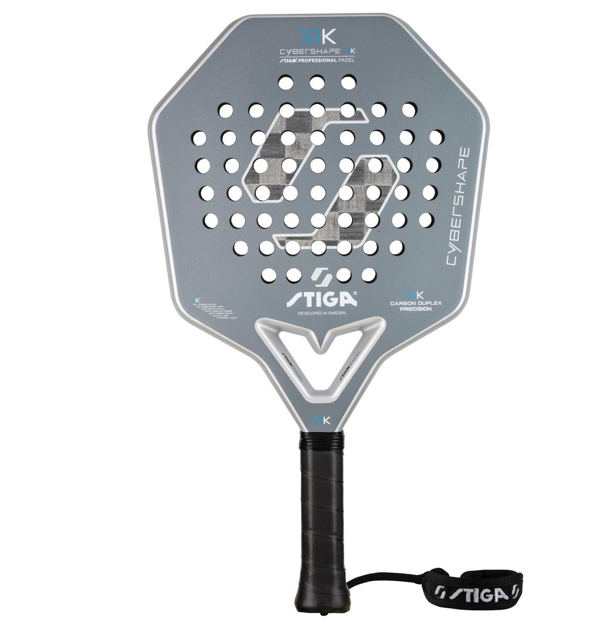 Ракетка для падел тенісу Stiga Racket 18K Cybershape 2V (2202-1722-03)