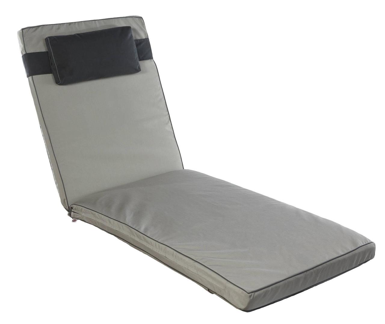 Матрац для шезлонга Ost-Fran MOCCA світло-сірий 2649/2657, 192x60x8 см