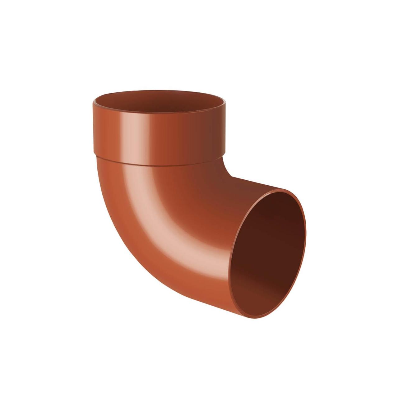 RW Відвід одномуфтовий 67° d75 мм ТЕРАКОТ