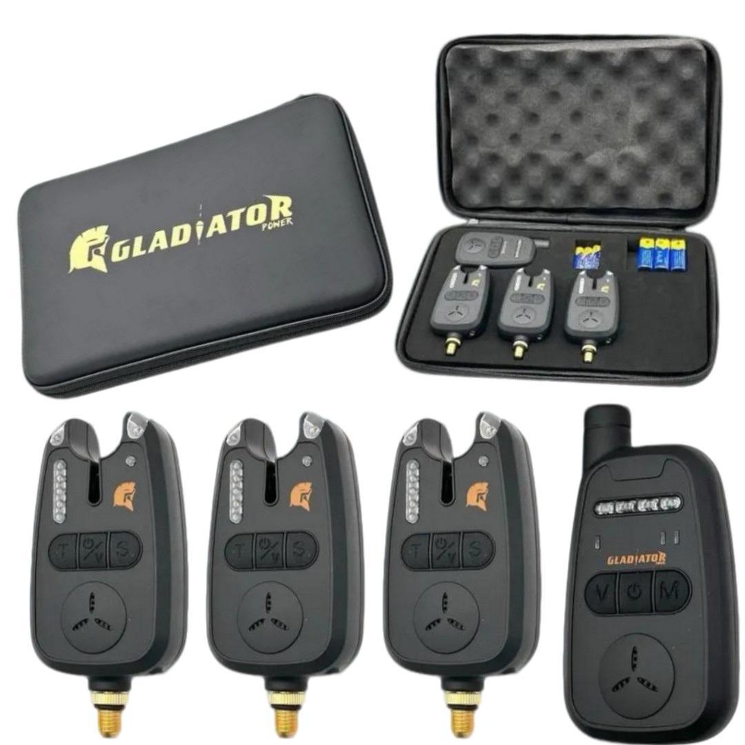 Набір сигналізаторів GLADIATOR RF298 3+1 Black з пейджером