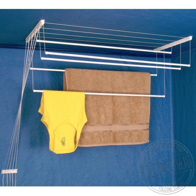 Максимально-допустимая нагрузка на одну рейку 2,5 кг, на всю конструкцию - 12,5 кг.